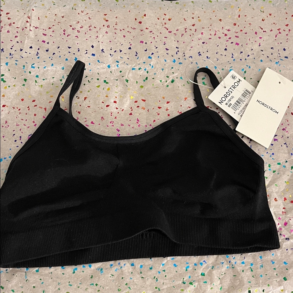 Nordstrom Classic Black Bralette